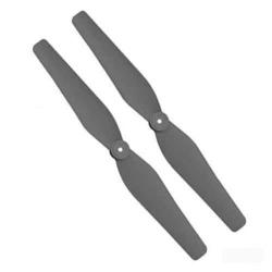 X8W-05B - Jeu de 2 H&eacute;lices dont Horaire et Anti Horaire Noires pour Syma X8, Ultradrone X48, Jamara