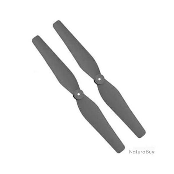 X8W-05B - Jeu de 2 H�lices dont Horaire et Anti Horaire Noires pour Syma X8, Ultradrone X48, Jamara