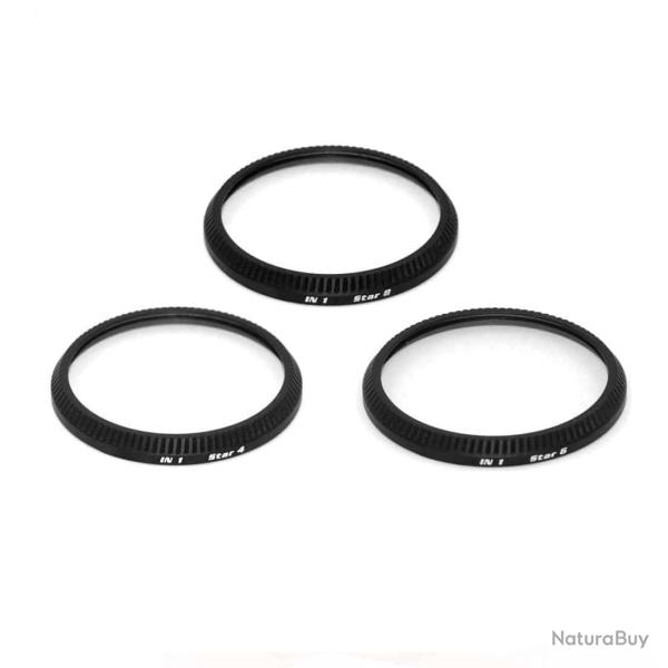 Pack de 3 Filtres �toile pour cam�ra Zenmuse X3 Osmo et Inspire 1