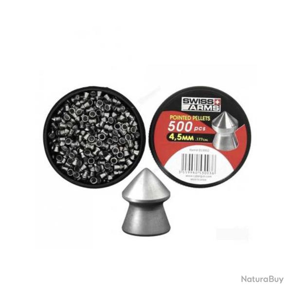 Boite de plombs � t�te pointue 4.5mm par 1