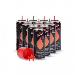 Lot de 12 bouteilles de gaz belflam 120ml