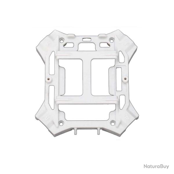 6624X, Main Frame Lower, Chassis Bas Blanc avec Visserie alias latrax