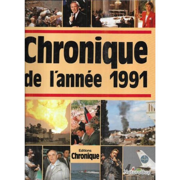 chronique de l'ann�e 1991