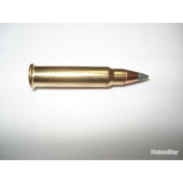 une cartouche de 17 hmr , marque winchester, ogive varmint, pour collection