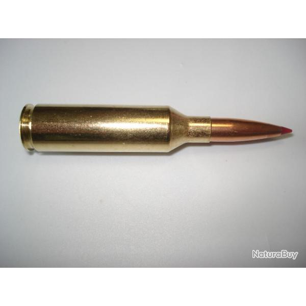 une cartouche de 6,5 PRC, marque hornady, ogive eld match, pour collection