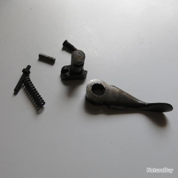 VENDU PAR CUIRASSIER11 LOT CLE+PIED +VIS-GOUPILLE + POUSSOIR FUSIL ROBUST 221 MANUFRANCE CALIBRE 12