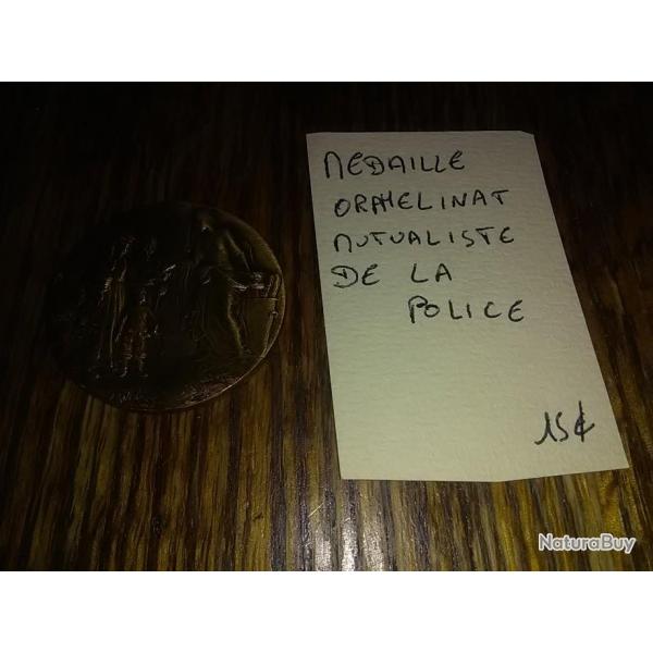 M�daille orphelinat mutualiste de la police
