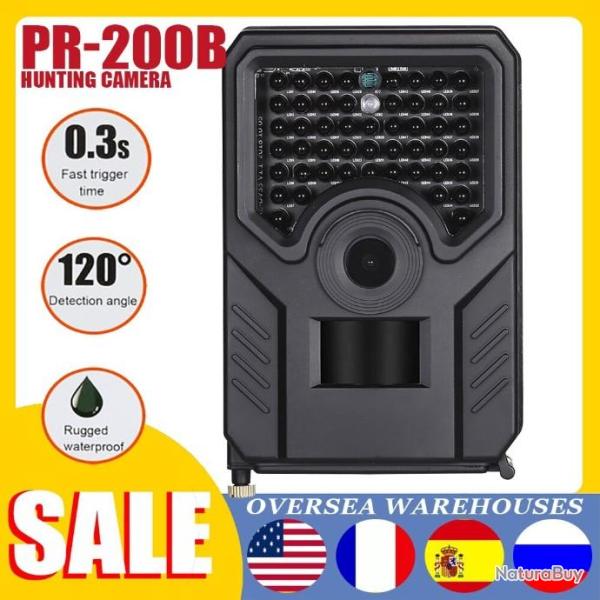 PR-200B Camra de chasse 1080P 12MP camra infrarouge LIVRAISON GRATUITE!!!
