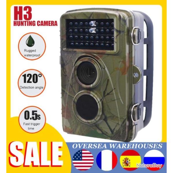 H3 Camra de chasse avec 8 mois de veille LIVRAISON GRATUITE!!!
