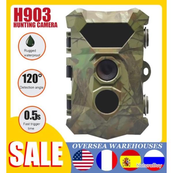 H903 Camra de chasse 0.6s tir rapide 12MP HD LIVRAISON GRATUITE!!!