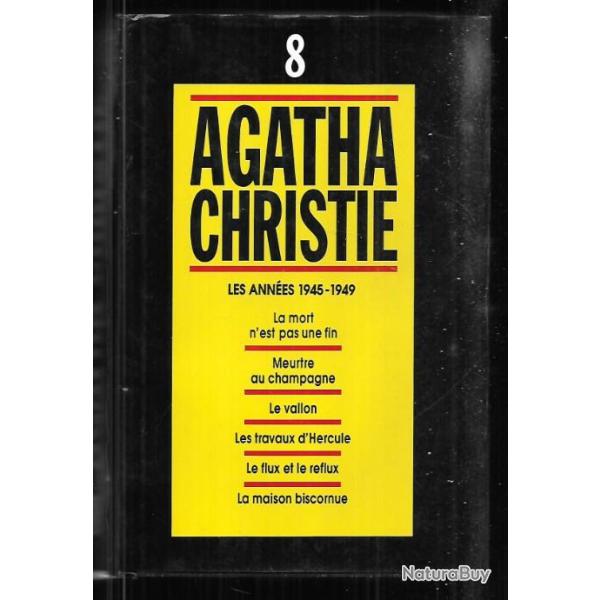 agatha christie compilation  les annes 1945-1949 , 6 titres en 1 volume 8
