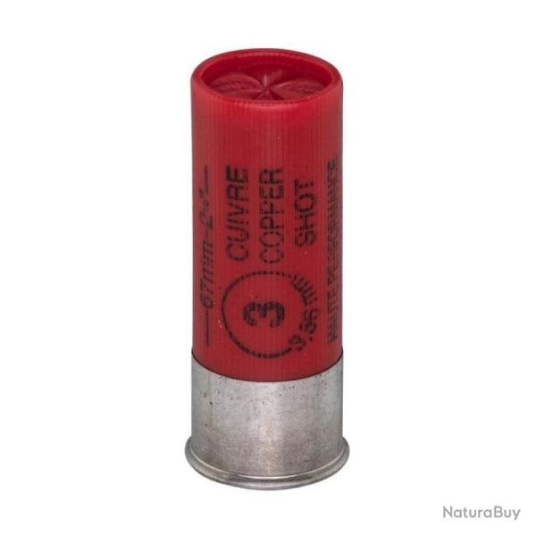 Cartouches Vouzelaud Copper Acp Greenwad tube plastique Cal. 12 67