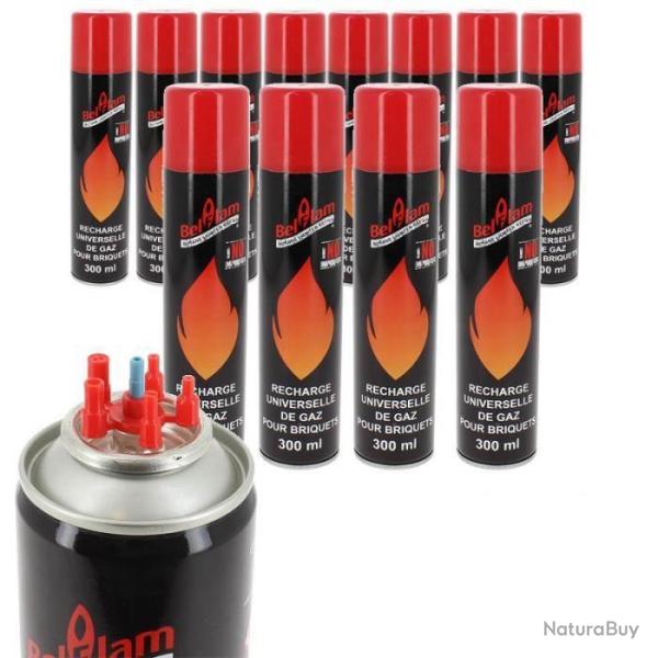 Recharge de gaz Belflam 300ml par 12