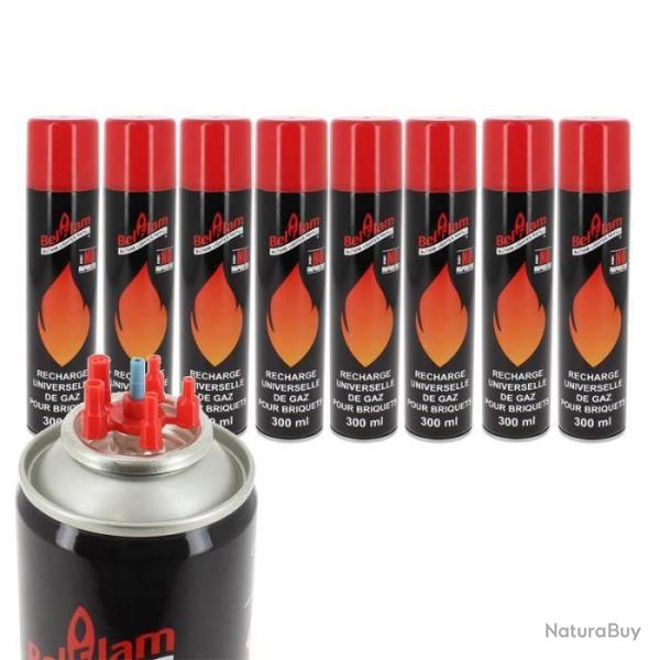 Recharge de gaz Belflam 300ml Par 8