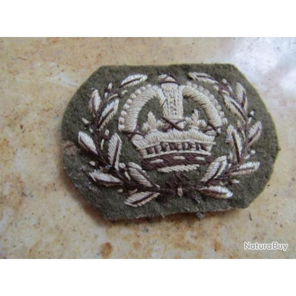 grade Britannique Anglais sergent major ww2 seconde deuxi�me guerre tiss� sur�pais