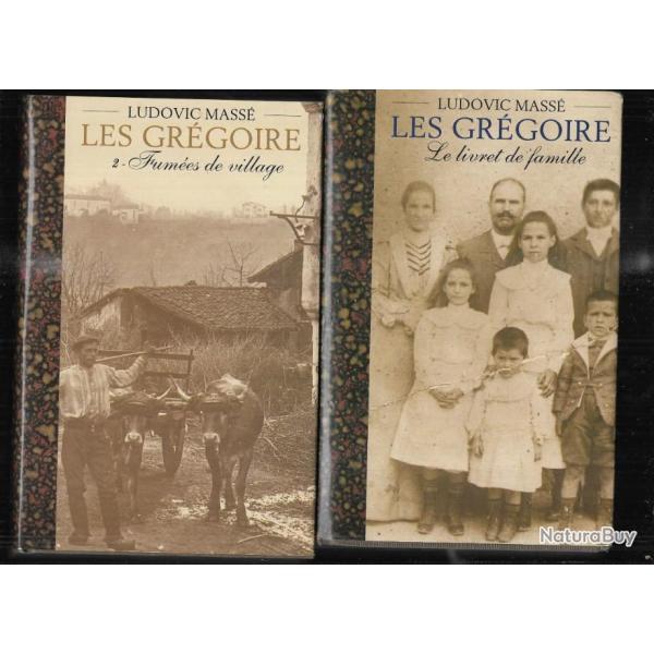 les g�goire vol 1 le livret de famille et 2 fum�es de village de ludovic mass�