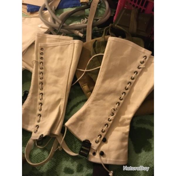 Gutres US ww2  toile blanche  tat NEUF  taille 3R