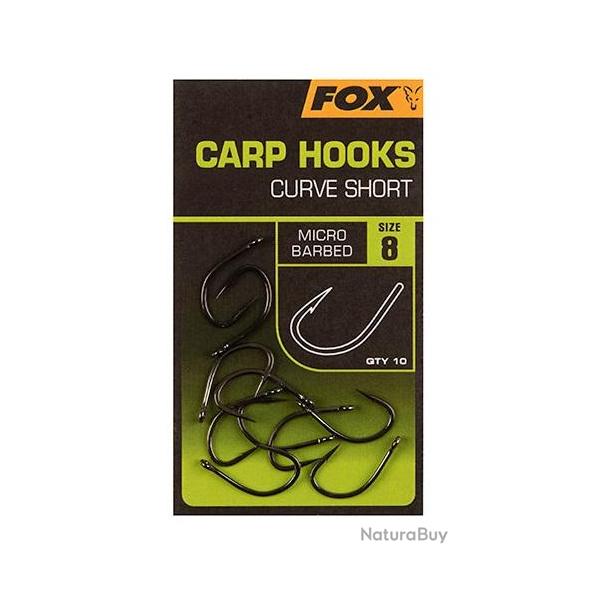 HAMECONS CURVE SHANK SHORT PAR 10 Taille 8