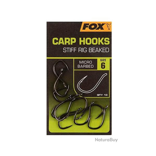 HAMECONS STIFF RIG BEAKED PAR 10 Taille 6