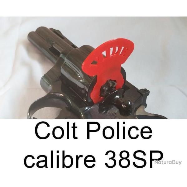 Drapeau t�moin chambre vide pour revolver Colt Police 38 SP