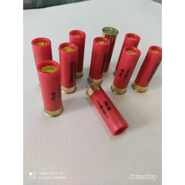 50 cartouches poudre noire 16/65 plomb 7.5