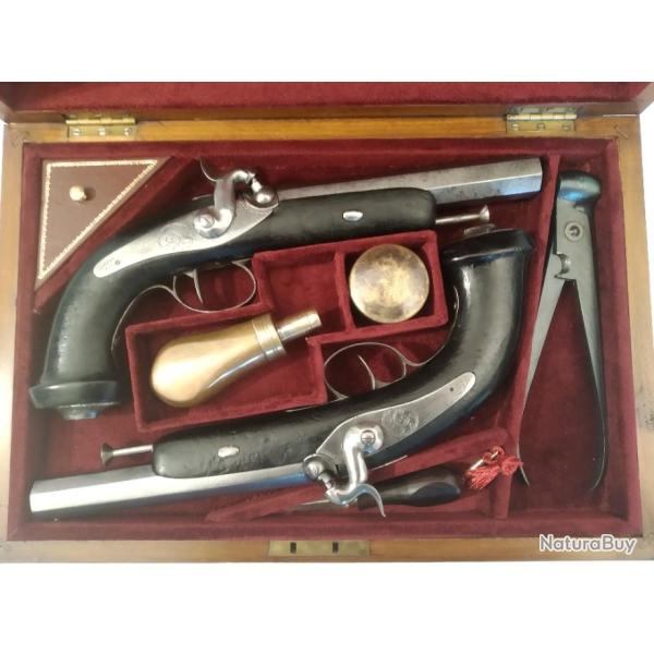 Paire de Pistolets Franaises de Percussion Napoleon III circa 1855