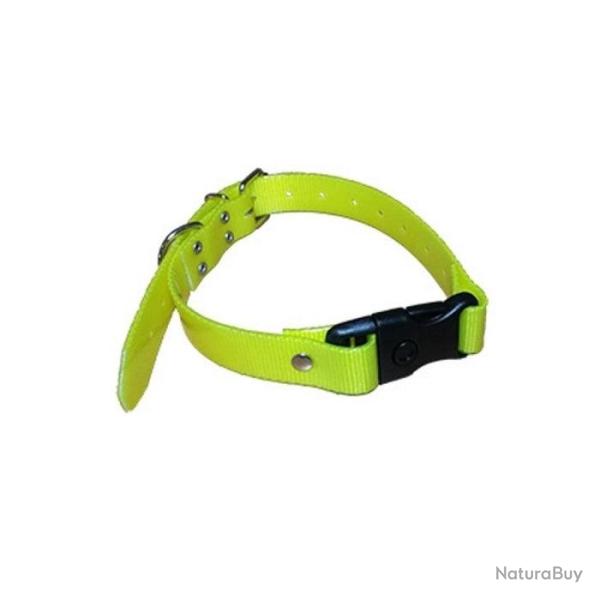 Collier Biothane clip rapide HB Dog - Jaune