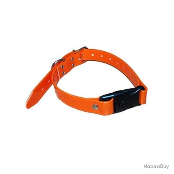 Collier Biothane clip rapide HB Dog - Orange