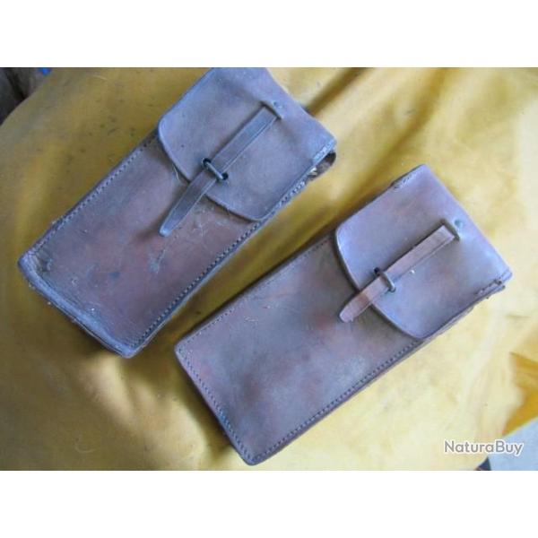 lot Alg�rie  2  �tui  cuir MAT 49 porte chargeur