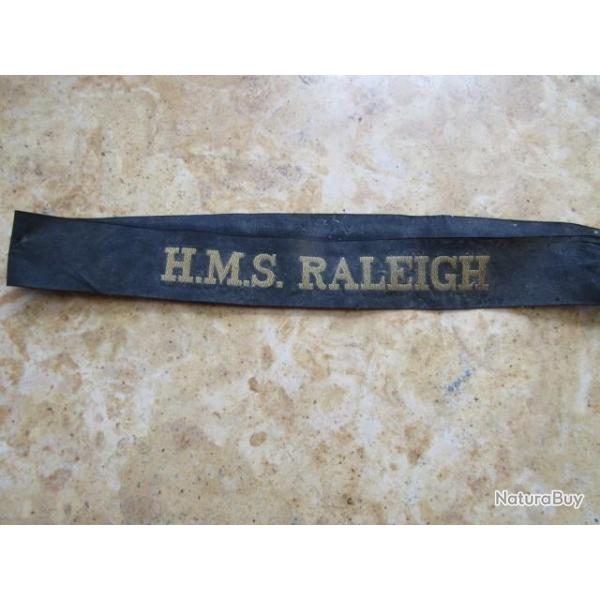 H.M.S RALEIGH Britannique Anglais ww1 ww2 premi�re seconde guerre Navy marine nationale bande bachi