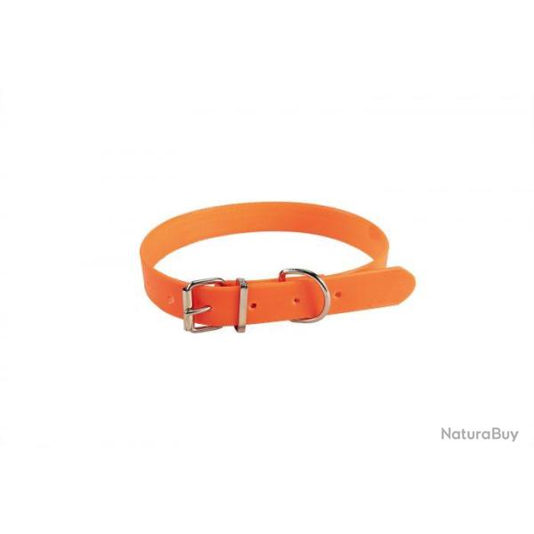 COLLIER FLUO ORANGE PVC LONG 60 CM JANUEL
