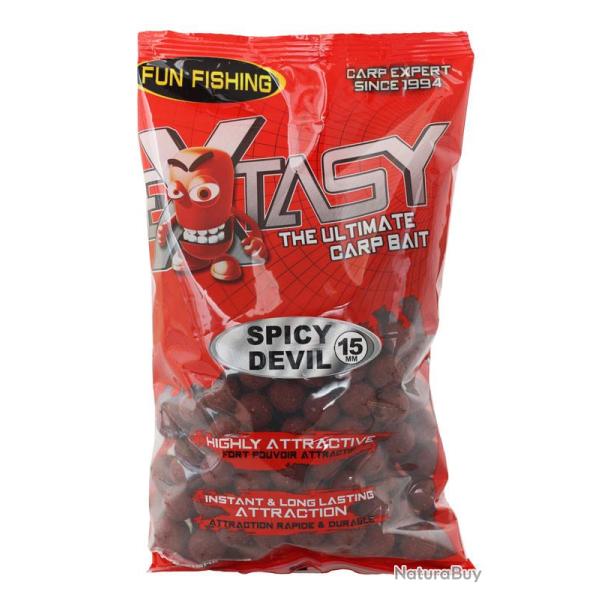 Extasy Bouillettes 800g 15mm Spicy Devil Fun Fishing
