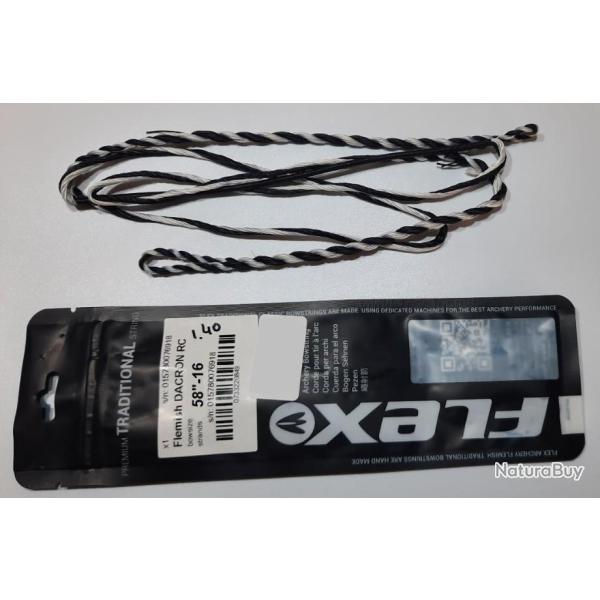 Corde Arc Traditionnel Recurve Flemish Dacron Flex Archery 140cm 58-16