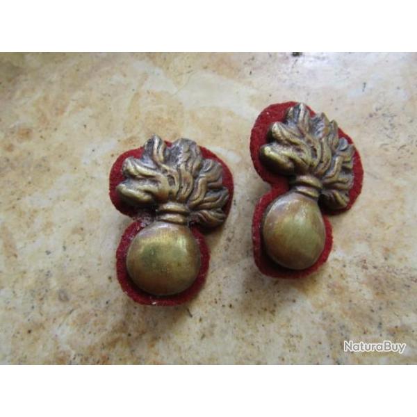 coin col Royal corps  Army  Britannique Anglais seconde guerre ww1 ww2 Victorien