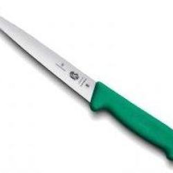Couteau de cuisine &agrave; d&eacute;nerver flexible 20 cm vert VICTORINOX