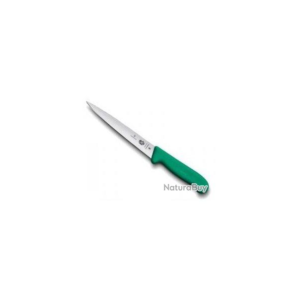 Couteau de cuisine � d�nerver flexible 20 cm vert VICTORINOX