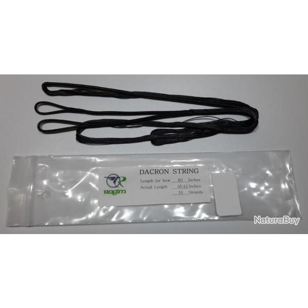 Corde Arc Traditionnel Recurve Dacron Ragim 143cm 60-16