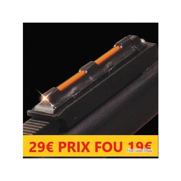 guidon TRUGLUO  1.5 rouge fibre optique long 45 mm bande de 6  ruban collage fourni  37503-01