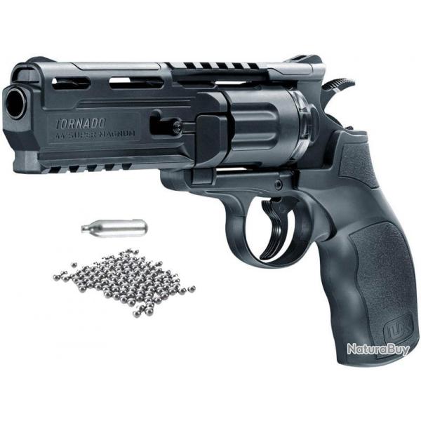 REVOLVER UMAREX TORNADO 4'' BB'S CAL. 4.5 MM + 1 Sparclette + 100 billes