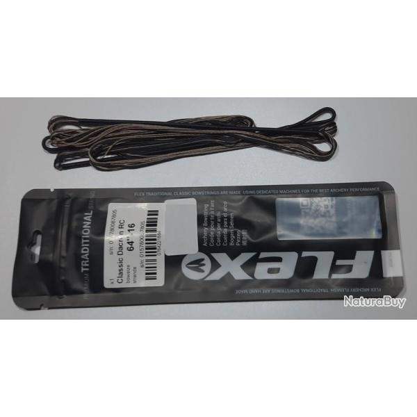 Corde Arc Traditionnel Recurve Dacron Flex Archery 153cm 64-16