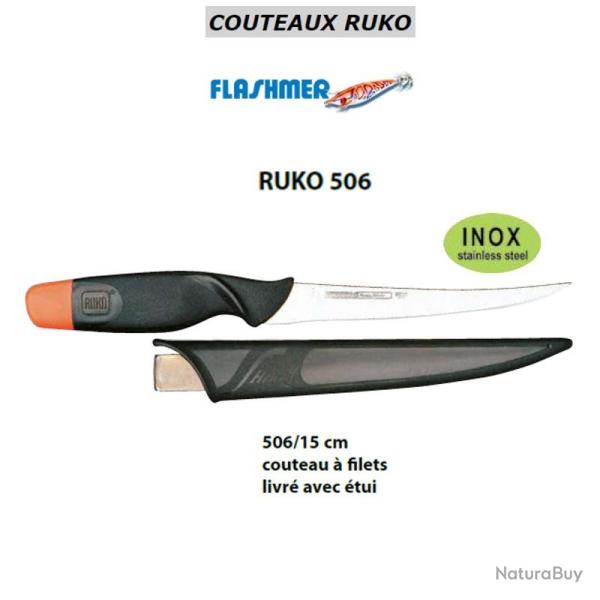COUTEAU FLOTTANT A FILETS N� 506 LAME 15 cm RUKO FLASHMER