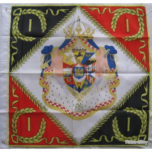 DRAPEAU FRANCE NAPOLEON  90 x 90 - Ref.39