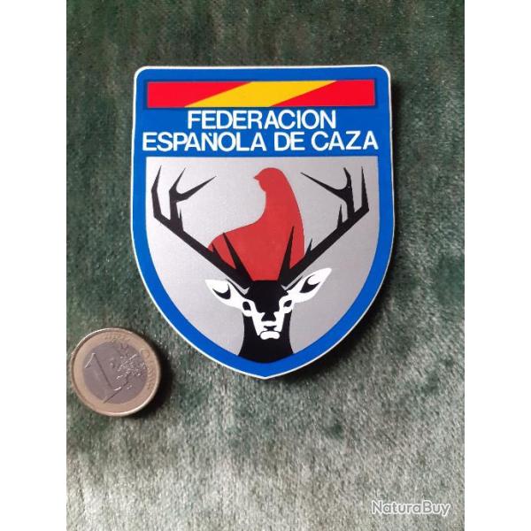 un autocollant FEDERACION ESPAGNOLA de CAZA