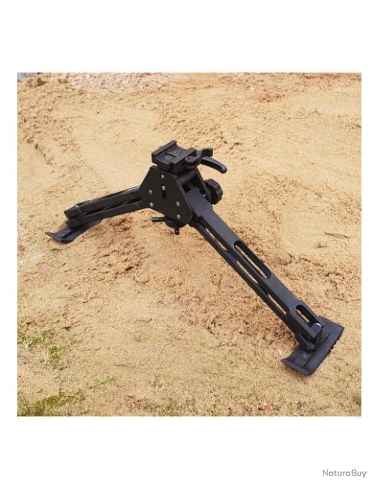 Bipied Tactique Rotatif V10 Pour Fusil De Chasse, Couleur Noire, Garanti 6 Mois - Neuf En Emballage D'origine