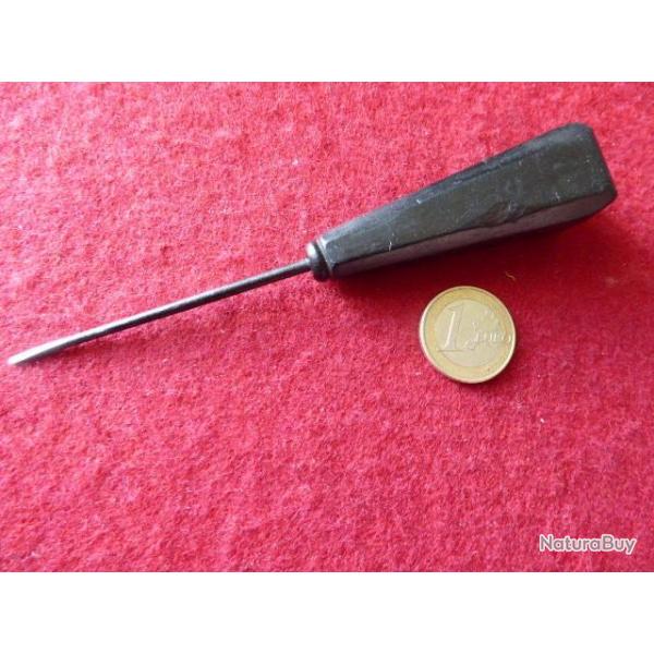 tournevis horloger ancien manche  en �b�ne