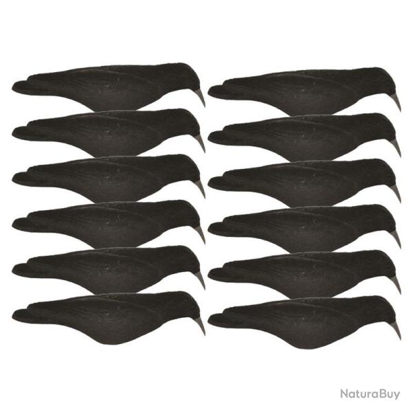 Coquille de corbeau floqu�e x12