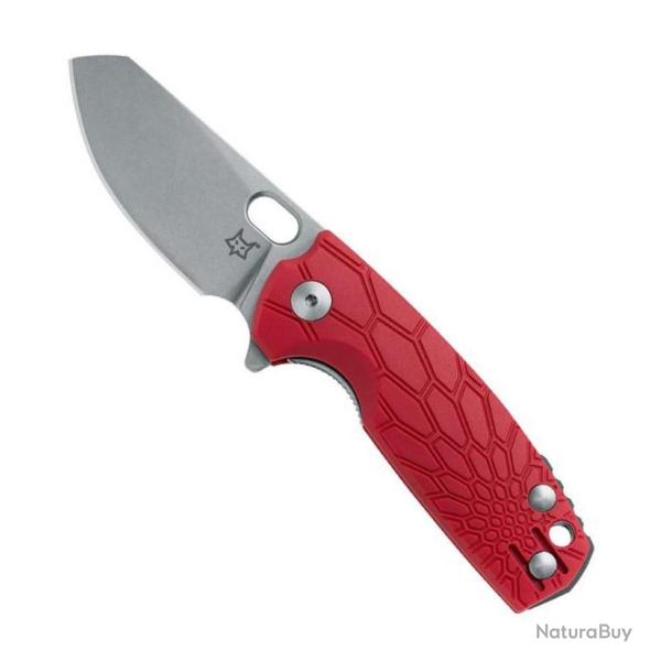 Couteau "Baby Core" stonewashed, Couleur rouge [Fox Production]