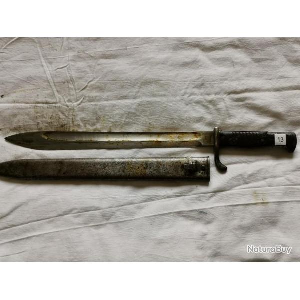 BAIONNETTE ALLEMANDE Sg 98/05 CITO (S98/05 nA) avec fourreau