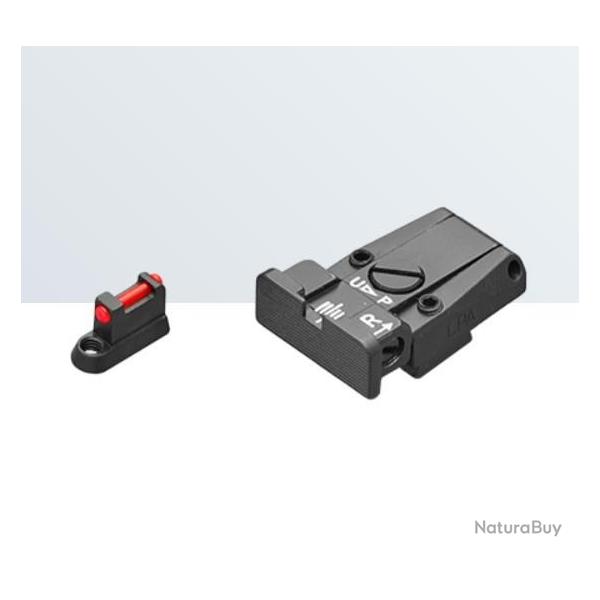 Set de mire LPA SIGHTS pour CZ P7, P9 (NO KADET) - Feuille 7F LPA