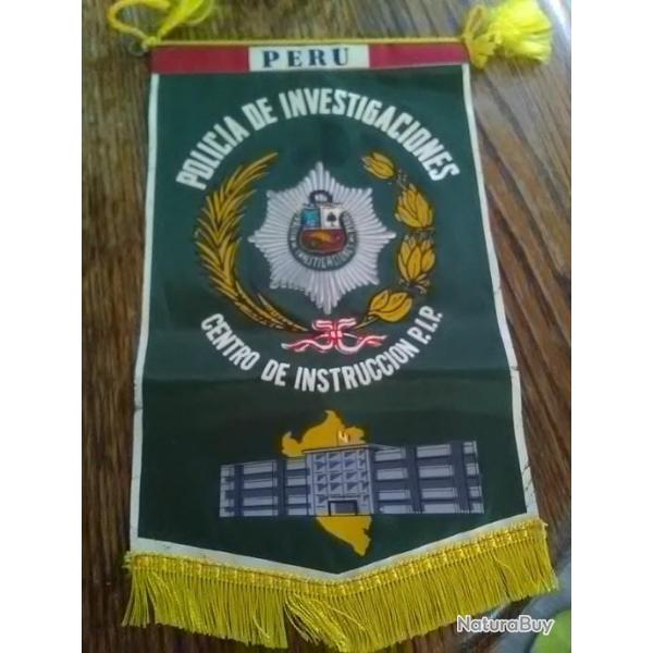 Mini drapeau Policia de investigacions centro de instruccion PIP P�ru